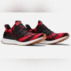 adidas Red and Black Athletic Shoes