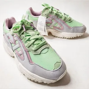 Adidas Retro Green Yung-96 Chasm Chunky Originals Torsion Sneakers Men's Size 6