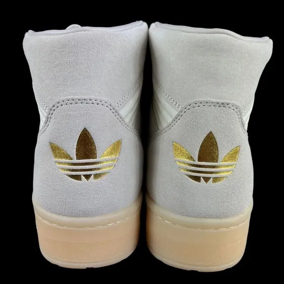 Adidas Rivalry High Off White Cream Basketball Shoes FZ6324 Men's Size 10.5
