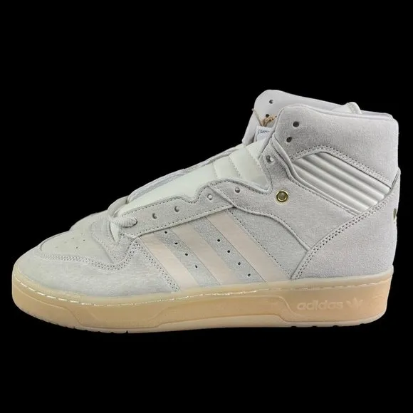 Adidas Rivalry High Off White Cream Basketball Shoes FZ6324 Men's Size 10.5