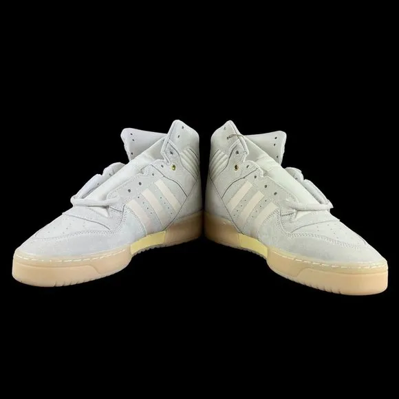 Adidas Rivalry High Off White Cream Basketball Shoes FZ6324 Men's Size 10.5