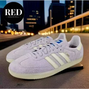Adidas Samba OG Silver Dawn Shoes - Men's Size 11.5