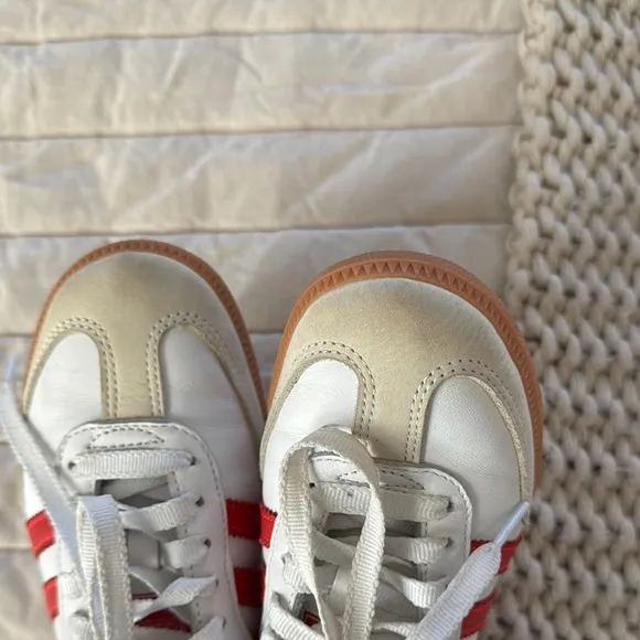 Adidas Shoes - White and Red