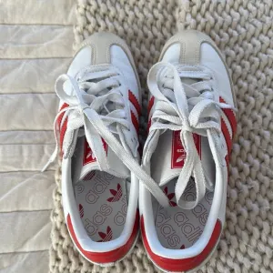 Adidas Shoes - White and Red