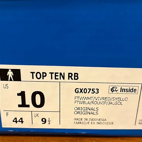 Adidas Top Ten RB Shoes Sneakers new White GX0753 Mens sizes
