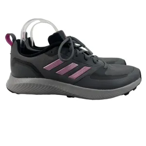 Adidas Trail Running Shoes Womens 9 Runfalcon 2.0 TR Gray Athletic Off Road