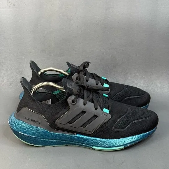adidas UltraBoost 22 'Black Mint Rush' athletic sneaker shoes mens size 10