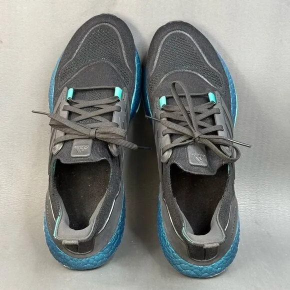 adidas UltraBoost 22 'Black Mint Rush' athletic sneaker shoes mens size 10