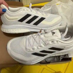 Adidas White and Black Supernova - size 5.5 - NWT