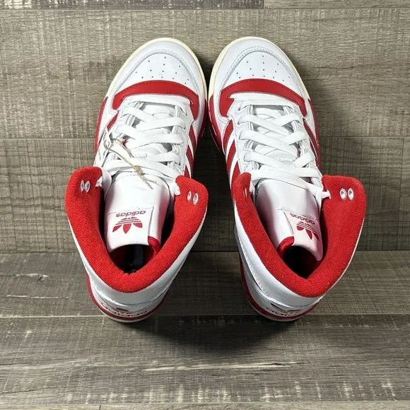 adidas Women's Rivalry High 'White Scarlet' GW2181