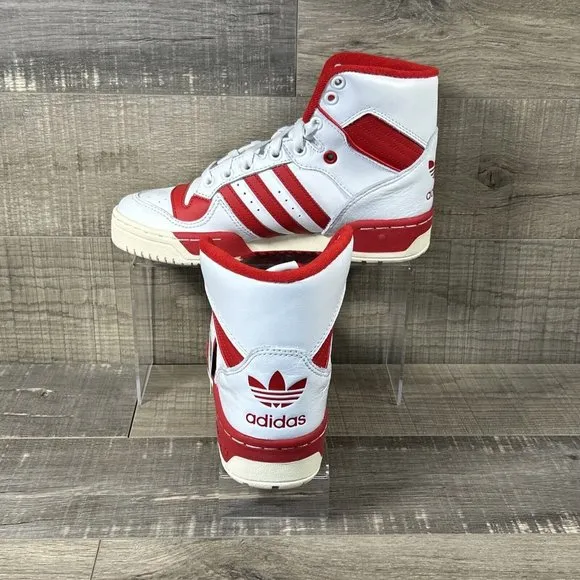 adidas Women's Rivalry High 'White Scarlet' GW2181