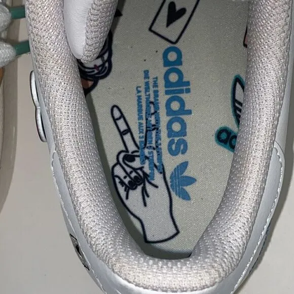 Adidas Women's White Superstar J GY7490 Lace Up Sneaker Shoes Size 5.5