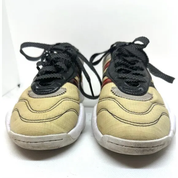 ADIDAS X ALEXANDER WANG AW Turnout Trainer Core Black-Light Brown-Bright Red 6.5