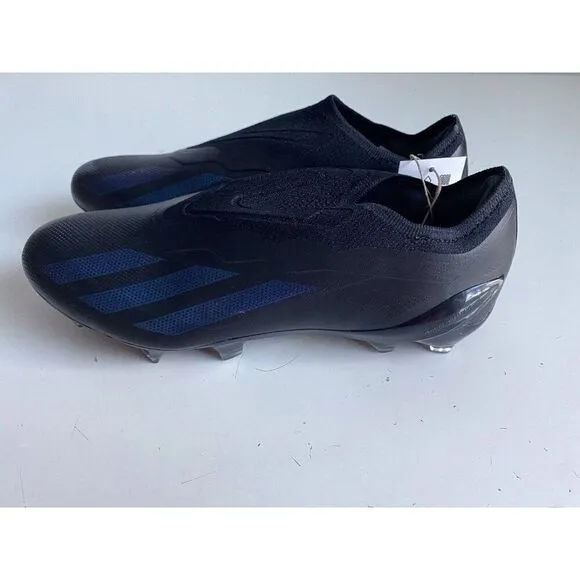 Adidas X Crazyfast.1 Laceless FG Cleats Black Men’s Size 7.5 Women’s 8.5 NEW