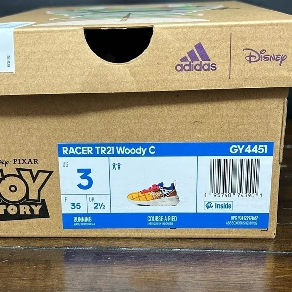 ADIDAS X DISNEY RACER TR21 TOY STORY WOODY SHOES