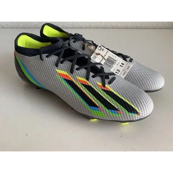ADIDAS X SPEEDPORTAL.3 FG SOCCER CLEATS SHOES SILVER GW8454 Men’s Sz 13