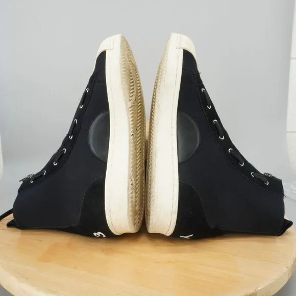 adidas Y-3 Pro Zip Mens Size 9.5 Shoes Black Yohji Yamamoto High Top Shell Toe