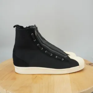 adidas Y-3 Pro Zip Mens Size 9.5 Shoes Black Yohji Yamamoto High Top Shell Toe