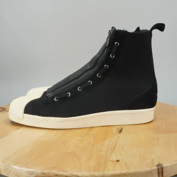 adidas Y-3 Pro Zip Mens Size 9.5 Shoes Black Yohji Yamamoto High Top Shell Toe