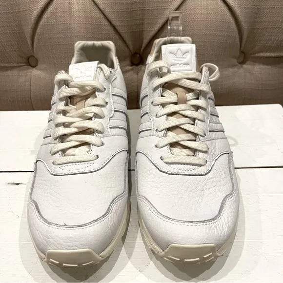 Adidas ZX 1000 C Sneakers Size 12 FY7236 White Cream Leather