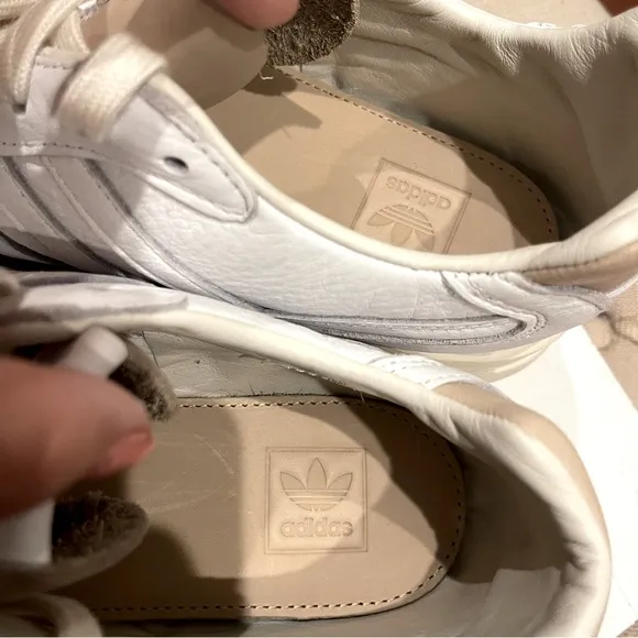 Adidas ZX 1000 C Sneakers Size 12 FY7236 White Cream Leather