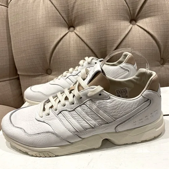 Adidas ZX 1000 C Sneakers Size 12 FY7236 White Cream Leather