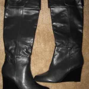 Adrienne Vittadini Mac Convertible tall knee-high leather boots