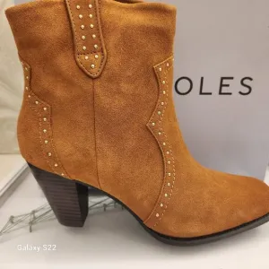 Aerosoles &quot;Lazu&quot; Tan Suede/Leather Boots. NIB. Size 12. Host pick.
