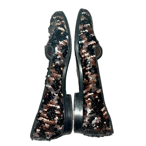 AGL Atillio Giusti Leombruni Women Sequin Shoes 37 (US 7), Used, Made in Italy