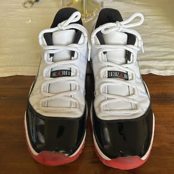 Air Jordan 11 Retro Low Concard Bred Sz 10.5 men Used 2 times