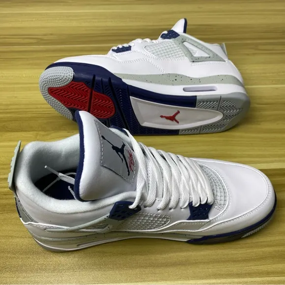 Air Jordan 4 “Midnight Navy” Men’s Athletic Casual Shoes Sneakers -Size 10.5