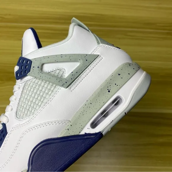 Air Jordan 4 “Midnight Navy” Men’s Athletic Casual Shoes Sneakers -Size 10.5