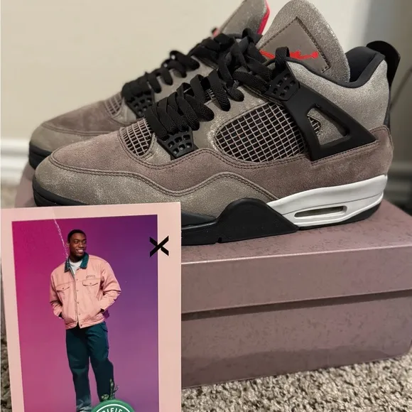 Air Jordan 4 Retro Sneakers Taupe Haze