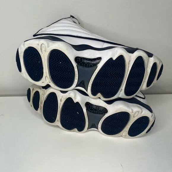 Air Jordan Youth Pro Strong GS White Midnight Navy Basketball Shoes size 7Y