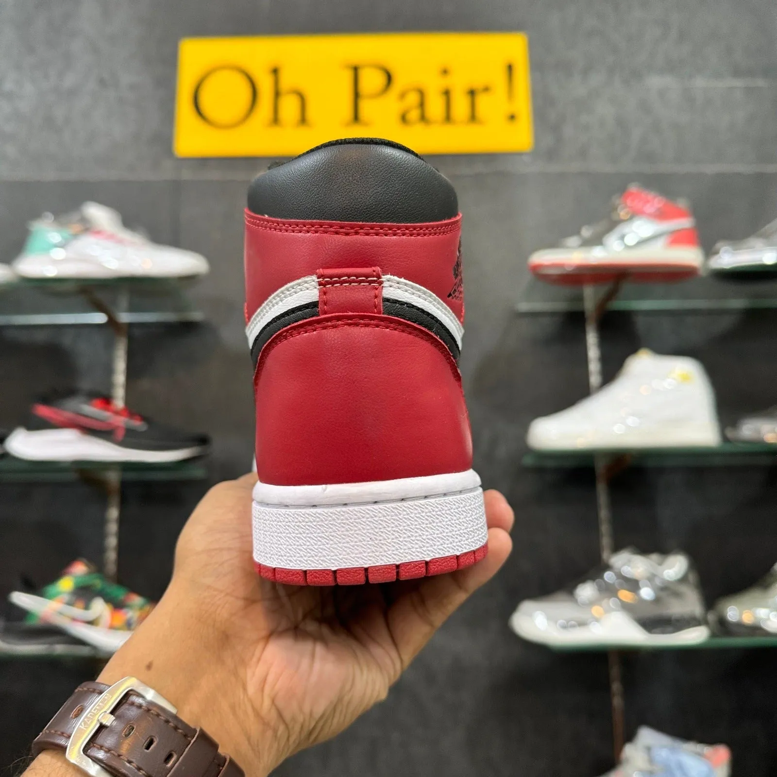 AJ 1 Retro Black Toe High (Dot Perfect)