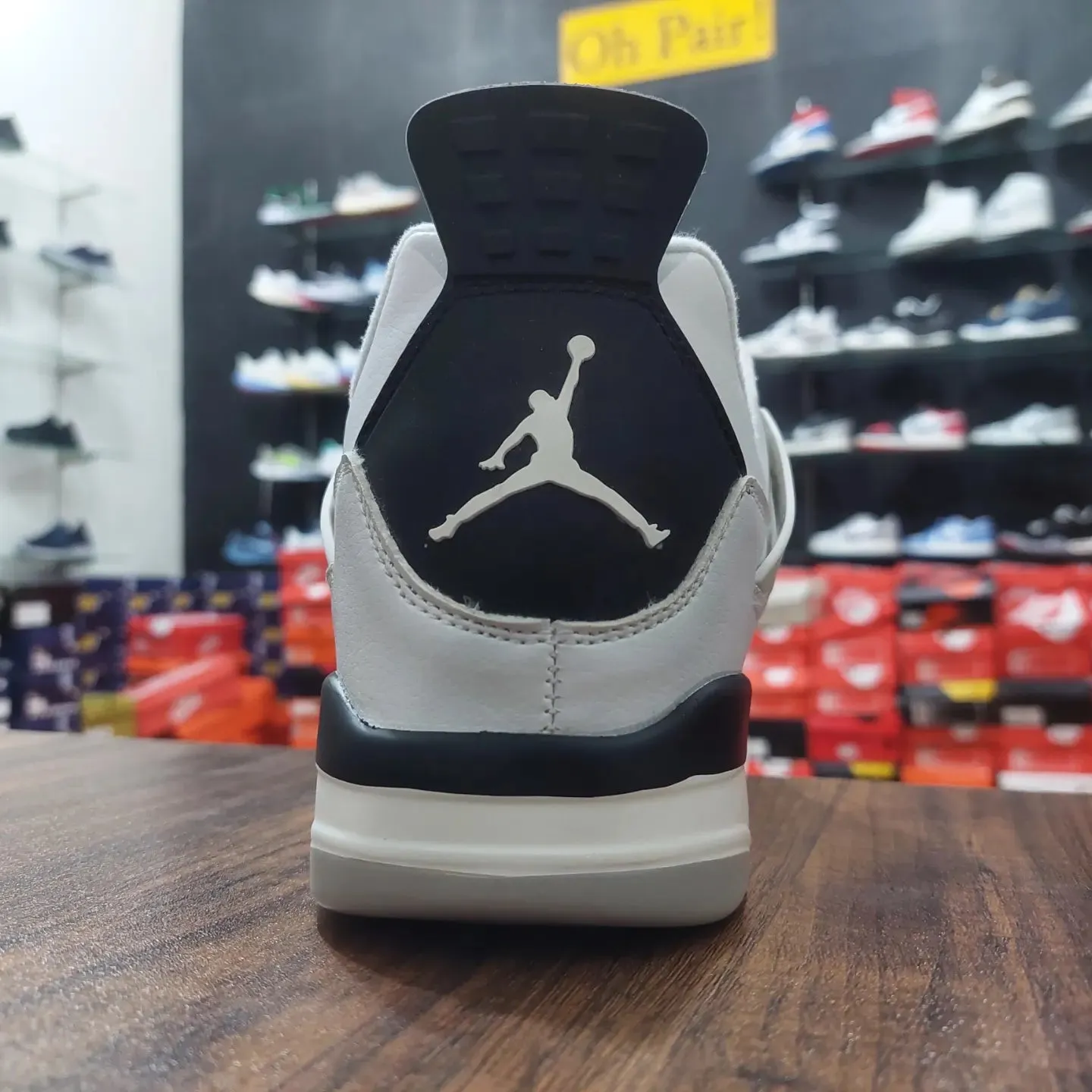 AJ 4 RETRO MILITARY BLACK
