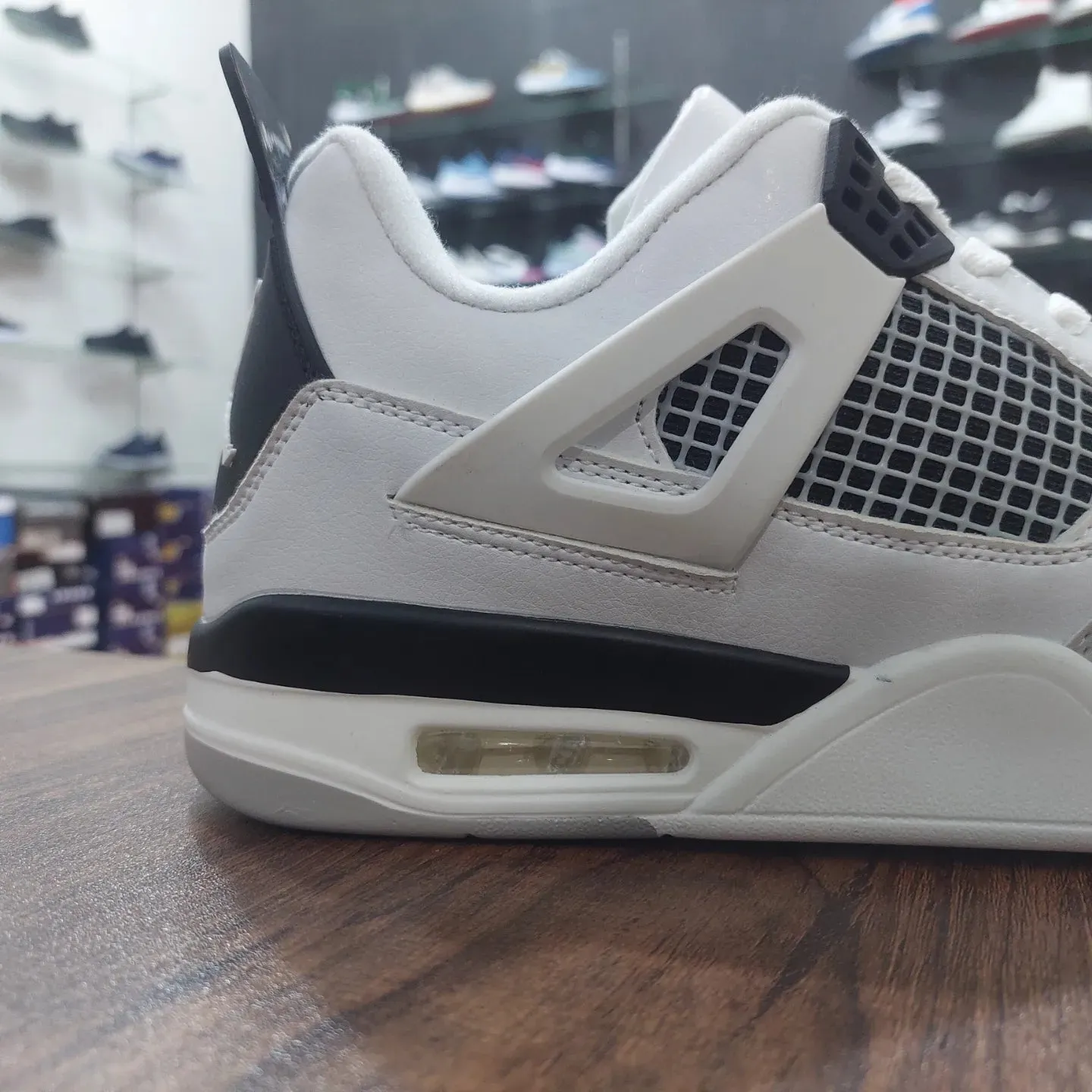 AJ 4 RETRO MILITARY BLACK