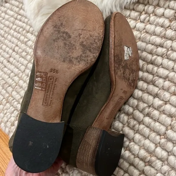 Alberto Fermani boots- great condition- olive green