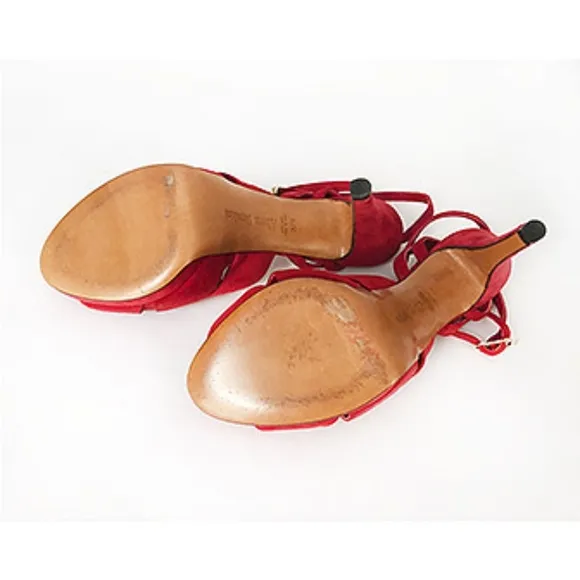 Alberto Guardiani Vero Cuoio Red Designer Shoes