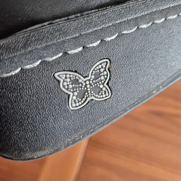 Alegria Black Leather Oxfords 39