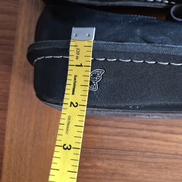 Alegria Black Leather Oxfords 39