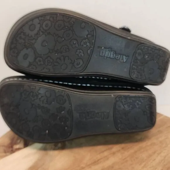 Alegria PG Lite Paloma Pewter Charmer Mary Jane Shoes Womens Size US 7 - 7.5 / E