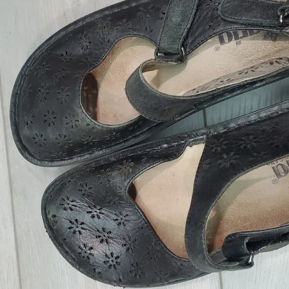 Alegria Women Jemma Burnish  JEM-711 Leather Clogs Mule shoes sz 37/7-7.5