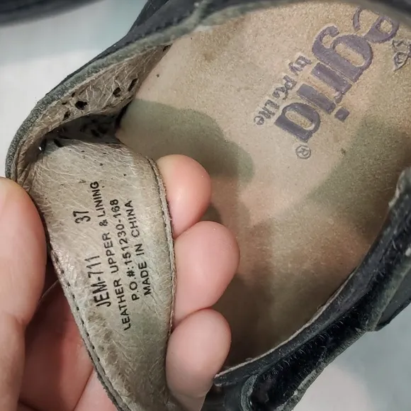 Alegria Women Jemma Burnish  JEM-711 Leather Clogs Mule shoes sz 37/7-7.5