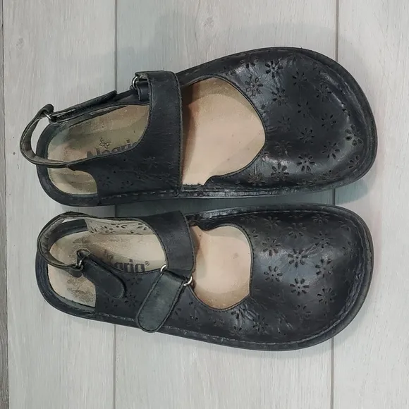 Alegria Women Jemma Burnish  JEM-711 Leather Clogs Mule shoes sz 37/7-7.5