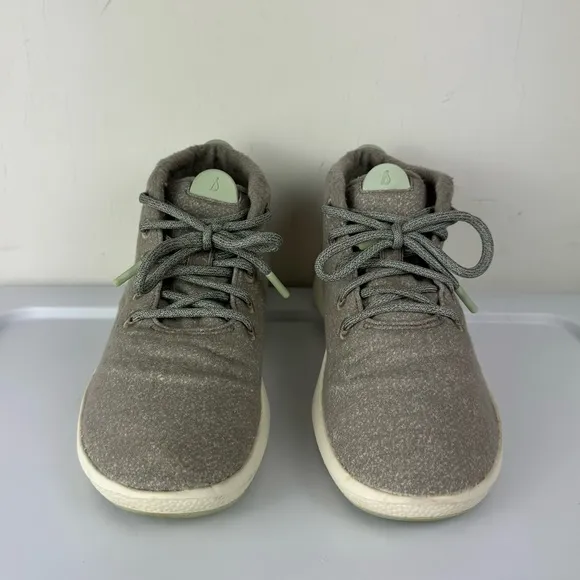 Allbirds Mens Wool Runner Up Mizzle Athletic Shoes Sz 9 Grey High Top