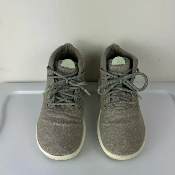 Allbirds Mens Wool Runner Up Mizzle Athletic Shoes Sz 9 Grey High Top