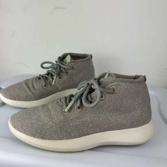 Allbirds Mens Wool Runner Up Mizzle Athletic Shoes Sz 9 Grey High Top