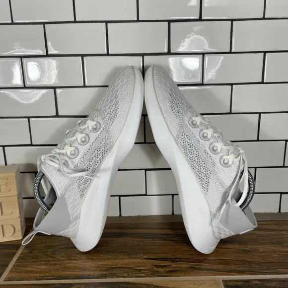 allbirds SuperLight Trainer Mens Size 9.5 Shoes Blizzard White Low Top Sneaker