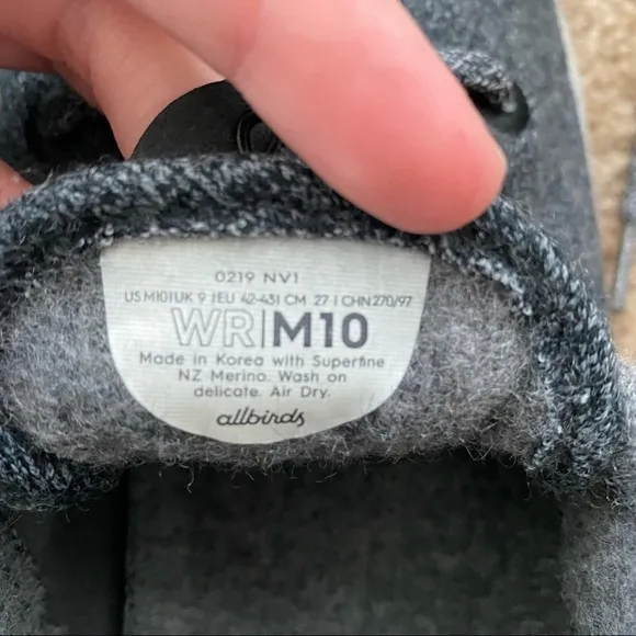 Allbirds | The Wool Runner Men's Sneakers Size 10